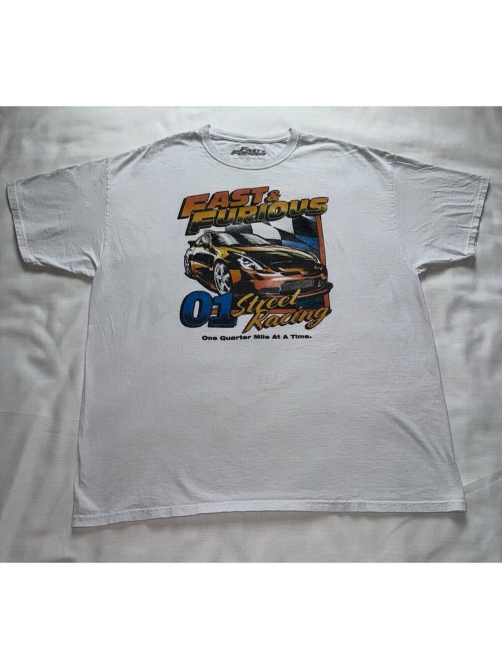 Universal Studios Fast & Furious 2XL (50/52) T-shirt.One Quarter Mile at a Time